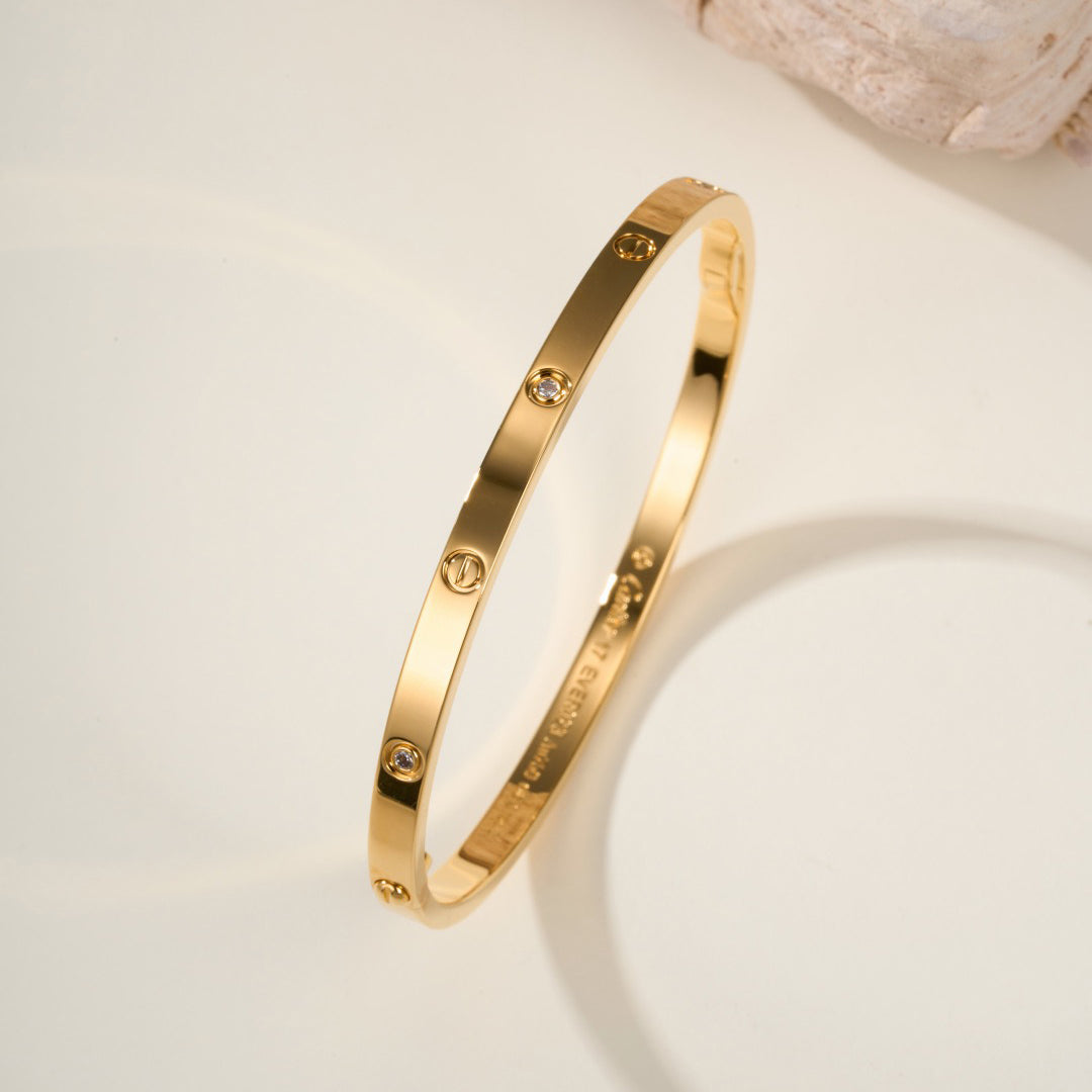 [⭐Mirelle]LOVE BRACELET 3.65MM 6 DIAMONDS