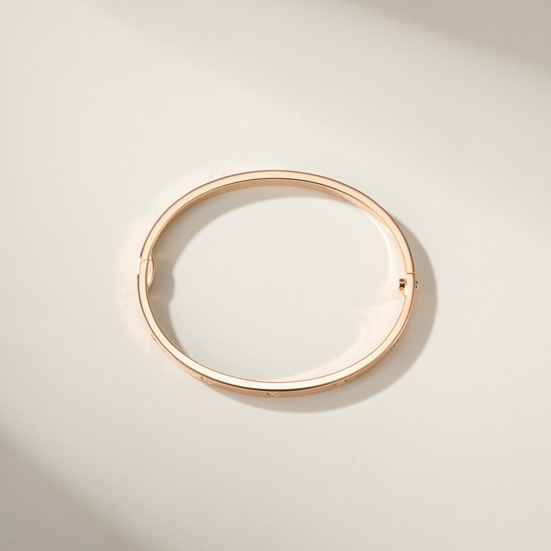 [⭐Mirelle]LOVE BRACELET 3.65MM 6 DIAMONDS