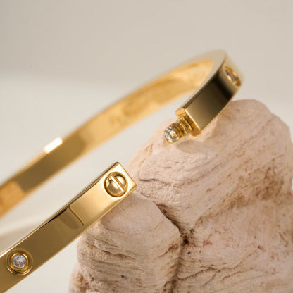 [⭐Mirelle]LOVE BRACELET 3.65MM 6 DIAMONDS