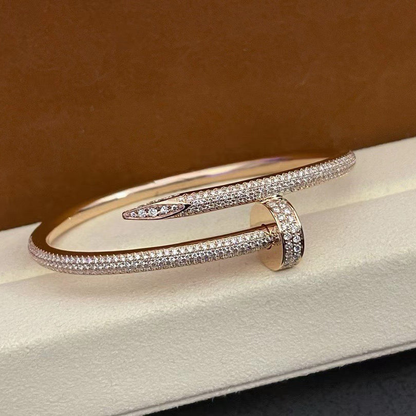 [⭐Mirelle]JUSTE BRACELET 3.5MM ALL DIAMONDS
