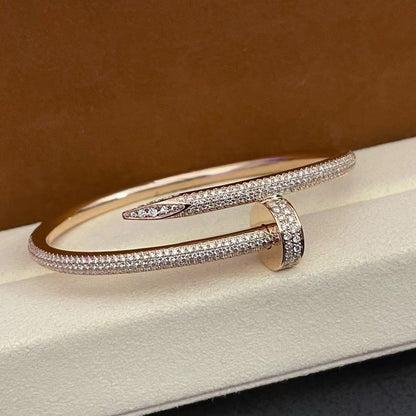 [⭐Mirelle]JUSTE BRACELET 3.5MM ALL DIAMONDS