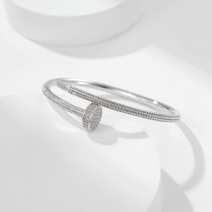 [⭐Mirelle]JUSTE BRACELET 3.5MM ALL DIAMONDS