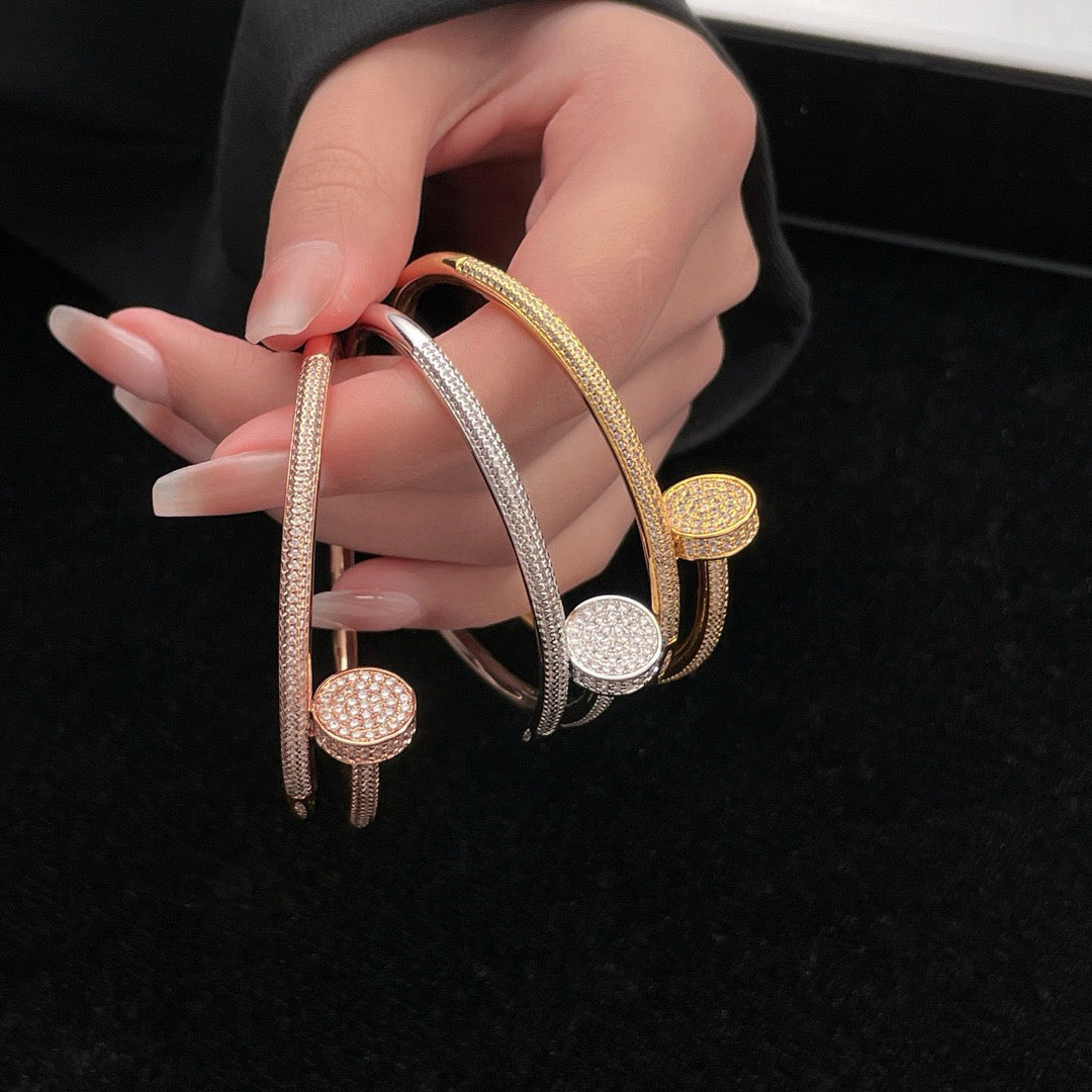 [⭐Mirelle]JUSTE BRACELET 3.5MM ALL DIAMONDS