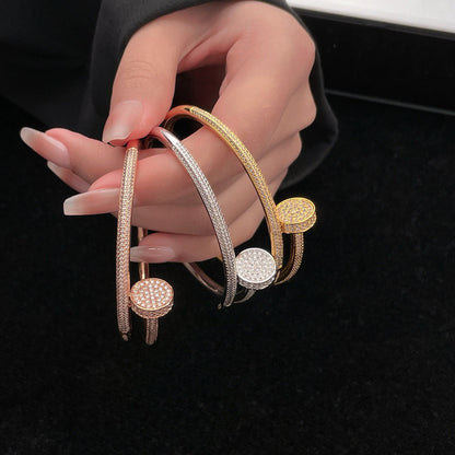 [⭐Mirelle]JUSTE BRACELET 3.5MM ALL DIAMONDS