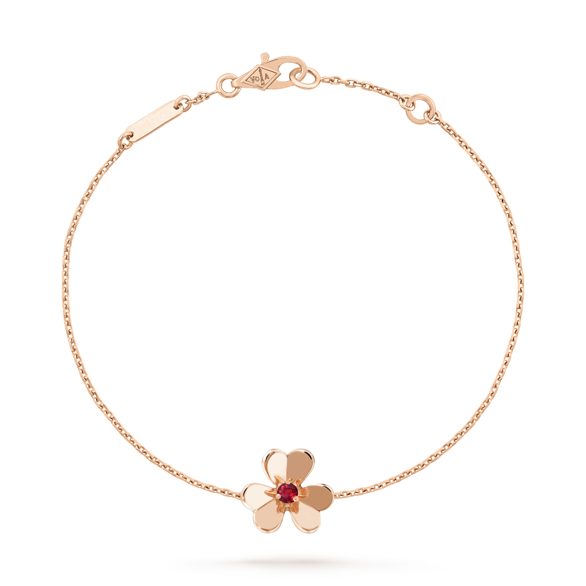 [⭐Mirelle]FRIVOLE GOLD FLOWER PINK MALACHITE BRACELET