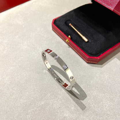 [⭐Mirelle]LOVE BRACELET 6.1MM 10 DIAMONDS