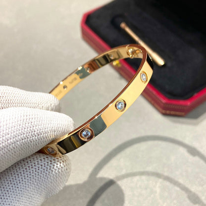 [⭐Mirelle]LOVE BRACELET 6.1MM 10 DIAMONDS