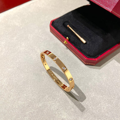 [⭐Mirelle]LOVE BRACELET 6.1MM 10 DIAMONDS
