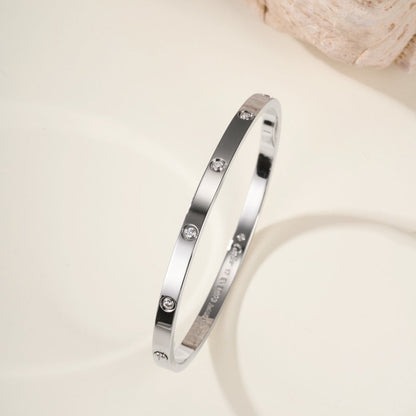 [⭐Mirelle]LOVE BRACELET 3.65MM 10 DIAMONDS