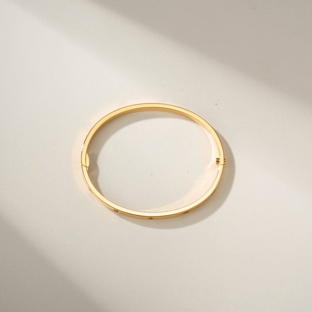 [⭐Mirelle]LOVE BRACELET 3.65MM 10 DIAMONDS