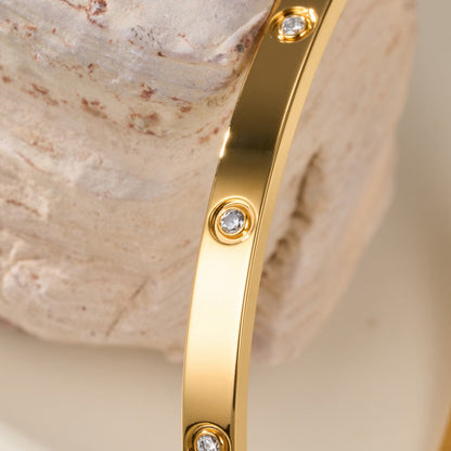 [⭐Mirelle]LOVE BRACELET 3.65MM 10 DIAMONDS
