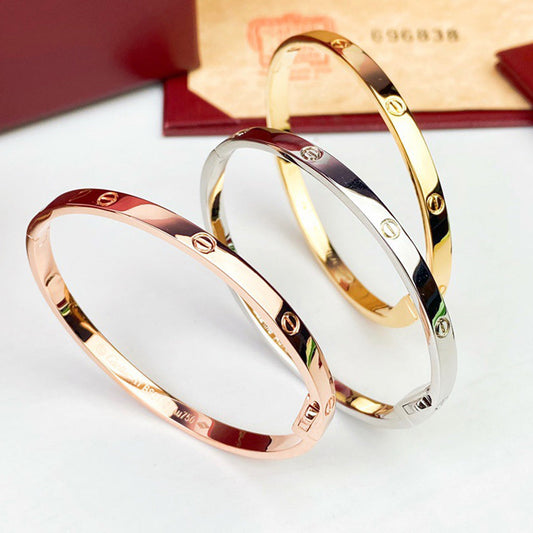 [⭐Mirelle]LOVE BRACELET 3.65MM NO DIAMONDS