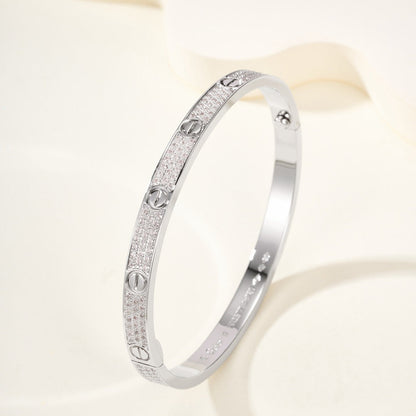 [⭐Mirelle]LOVE BRACELET 4.8MM DIAMOND-PAVED