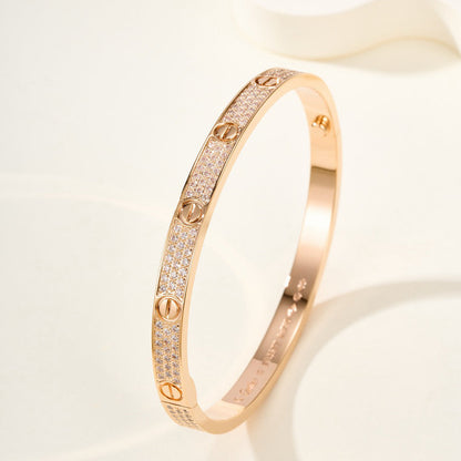 [⭐Mirelle]LOVE BRACELET 4.8MM DIAMOND-PAVED