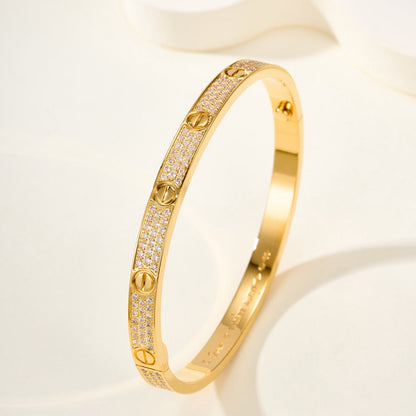 [⭐Mirelle]LOVE BRACELET 4.8MM DIAMOND-PAVED