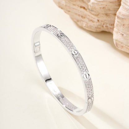 [⭐Mirelle]LOVE BRACELET 4.8MM DIAMOND-PAVED