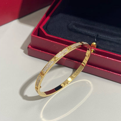 [⭐Mirelle]LOVE BRACELET 3.65MM DIAMOND-PAVED