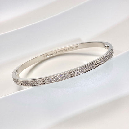 [⭐Mirelle]LOVE BRACELET 3.65MM DIAMOND-PAVED