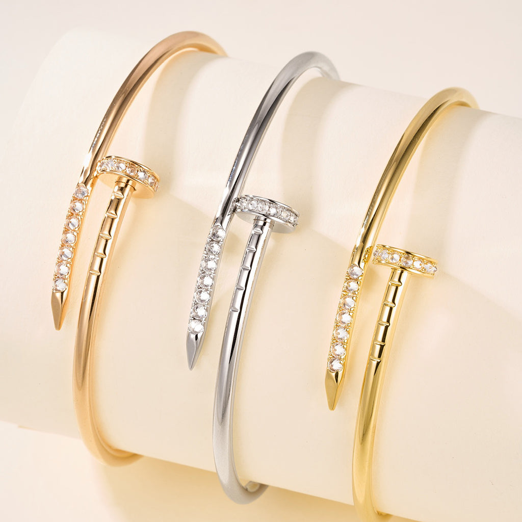 [⭐Mirelle]JUSTE BRACELET 2.5MM DIAMONDS