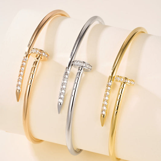 [⭐Mirelle]JUSTE BRACELET 2.5MM DIAMONDS