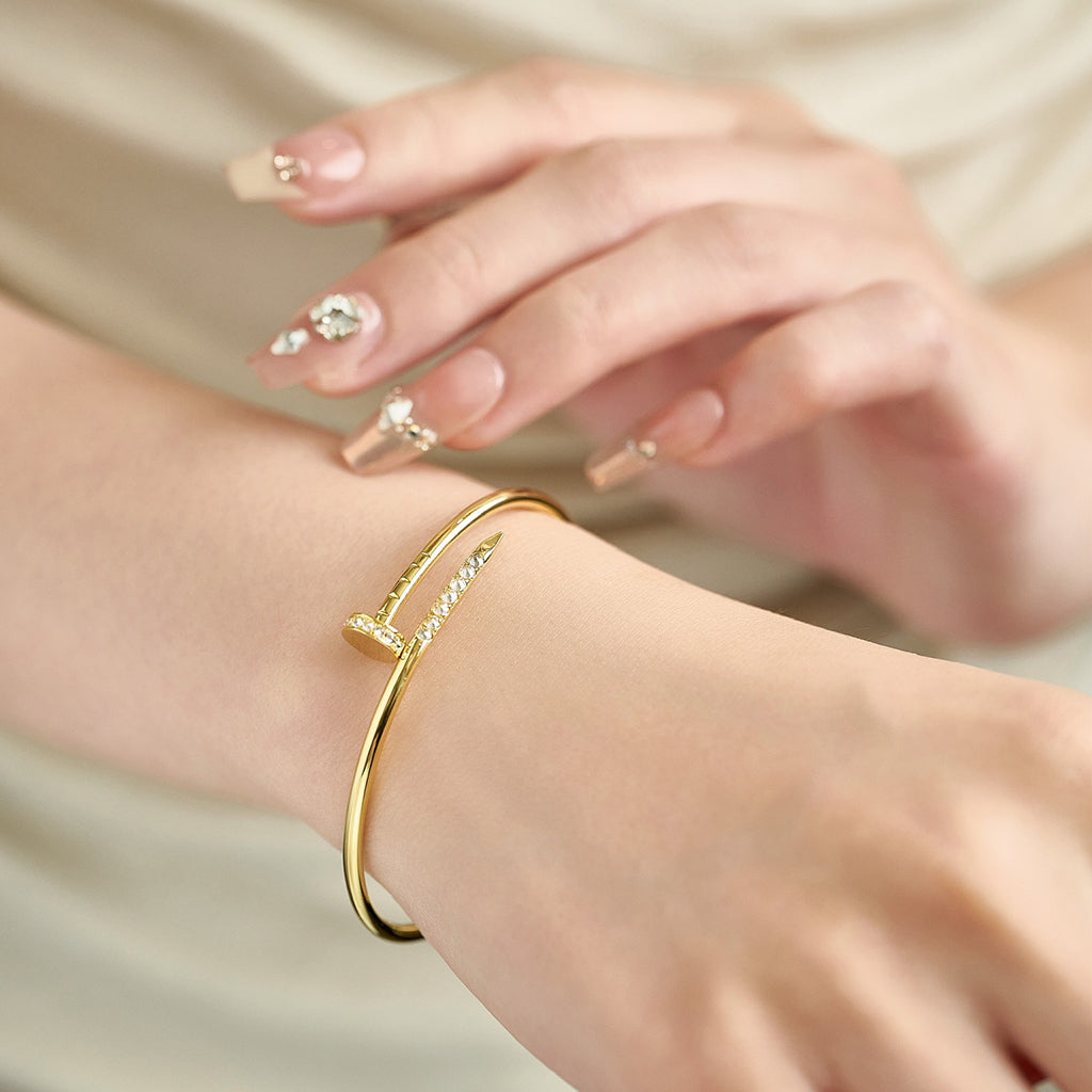 [⭐Mirelle]JUSTE BRACELET 2.5MM DIAMONDS
