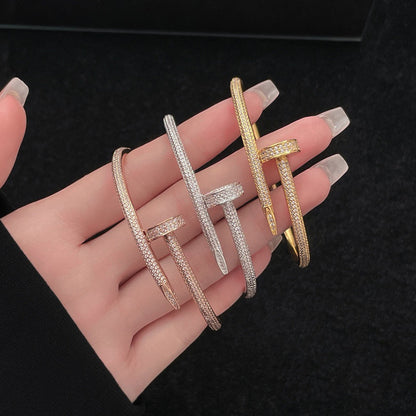 [⭐Mirelle]JUSTE BRACELET 3.5MM ALL DIAMONDS