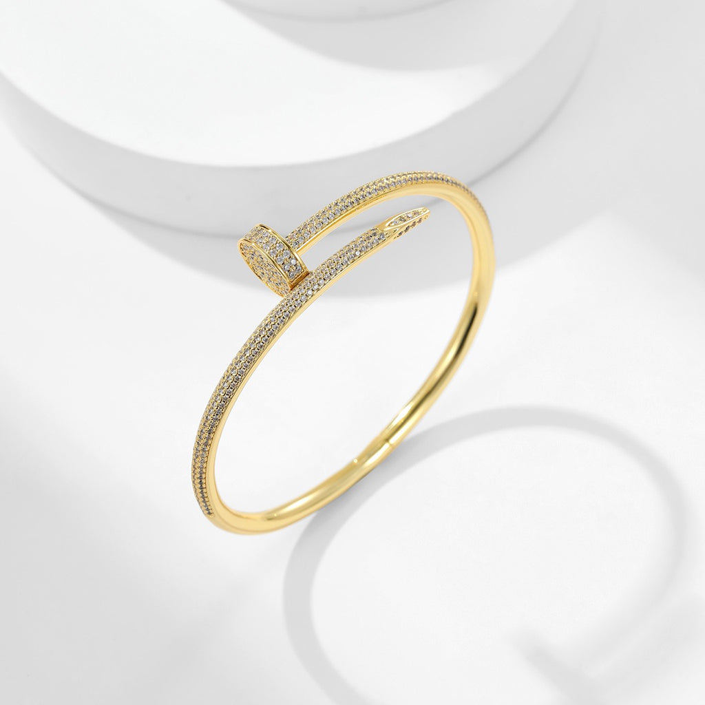 [⭐Mirelle]JUSTE BRACELET 3.5MM ALL DIAMONDS