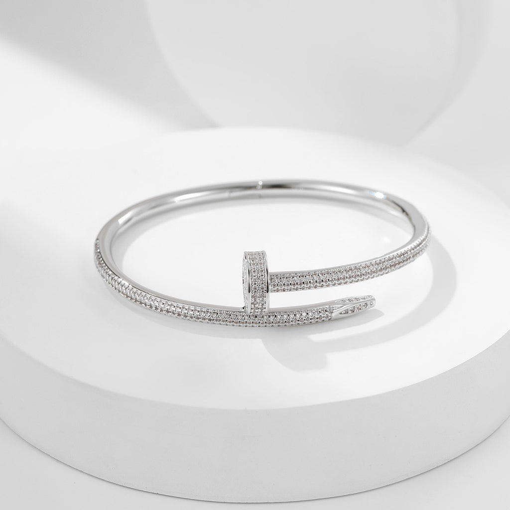 [⭐Mirelle]JUSTE BRACELET 3.5MM ALL DIAMONDS