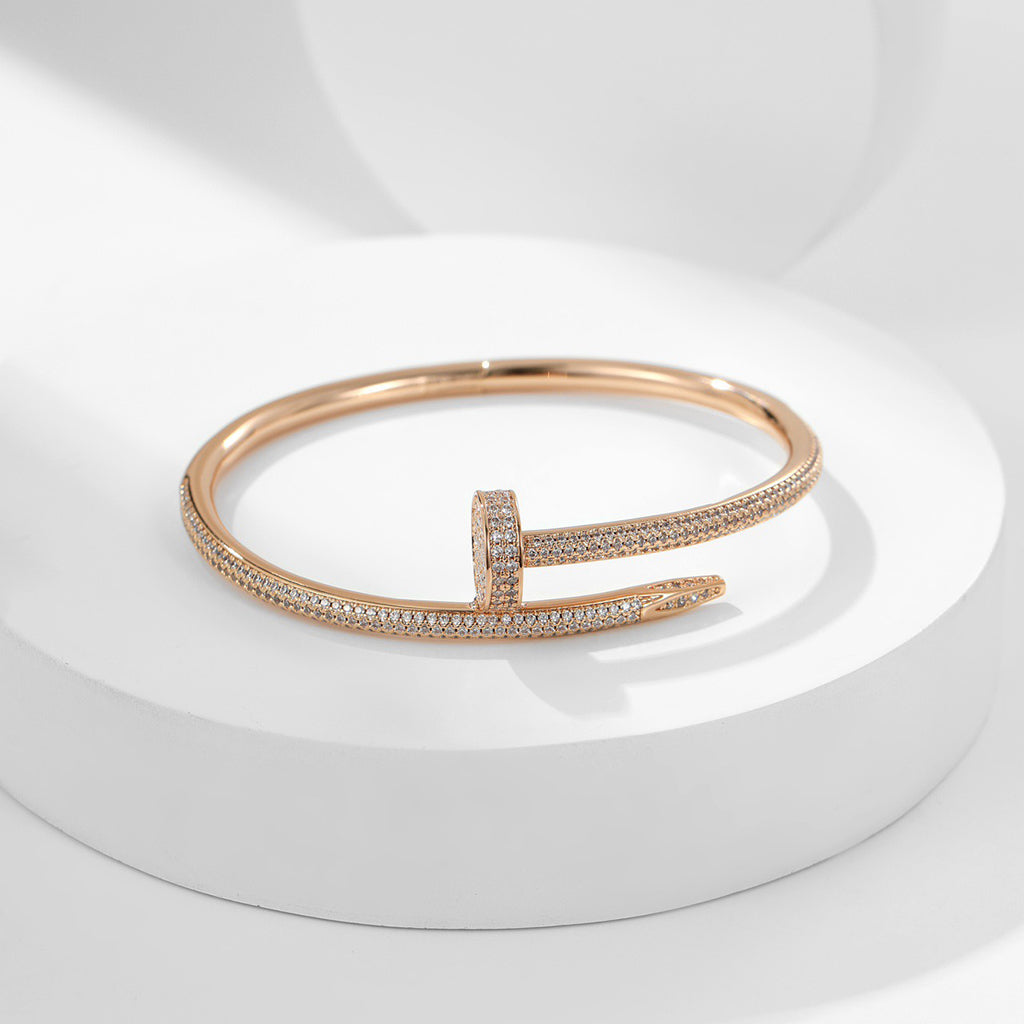 [⭐Mirelle]JUSTE BRACELET 3.5MM ALL DIAMONDS