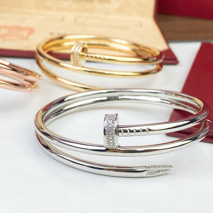 [⭐Mirelle]JUSTE BRACELET 3.5MM DOUBLE ROW DIAMOND