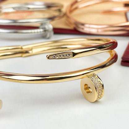 [⭐Mirelle]JUSTE BRACELET 3.5MM DOUBLE ROW DIAMOND