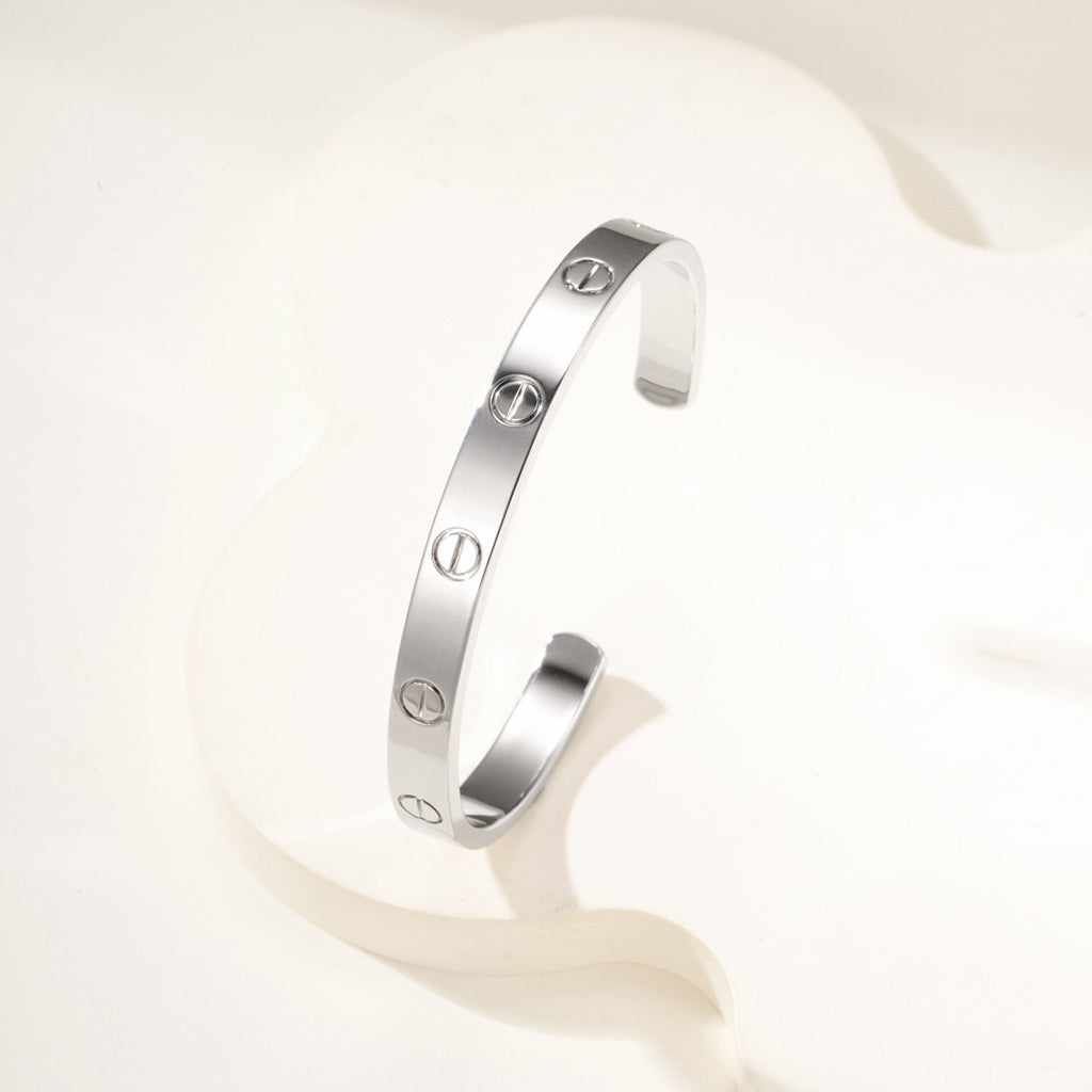 [⭐Mirelle]LOVE BRACELET 6.1MM OPEN CUFF