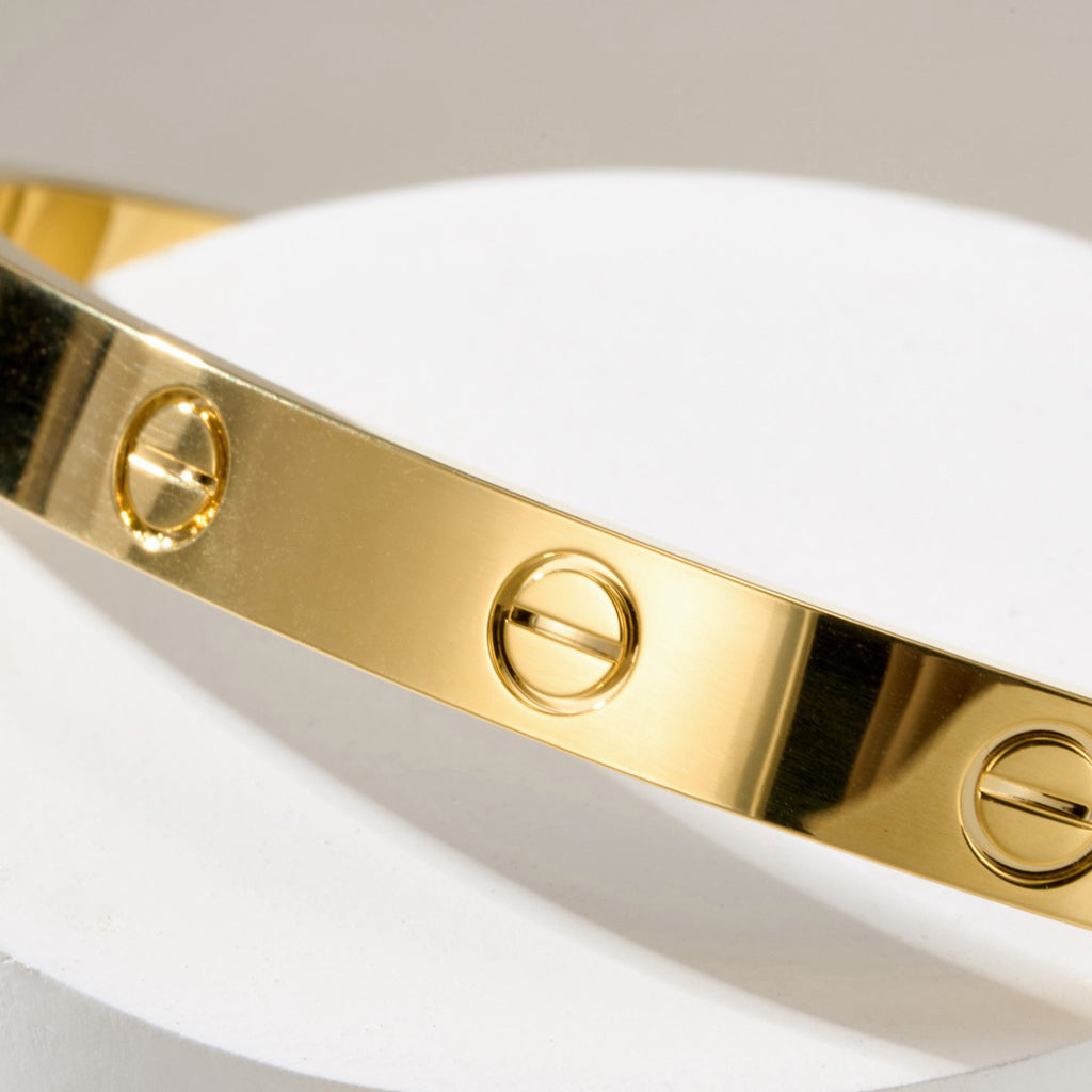 [⭐Mirelle]LOVE BRACELET 6.1MM OPEN CUFF