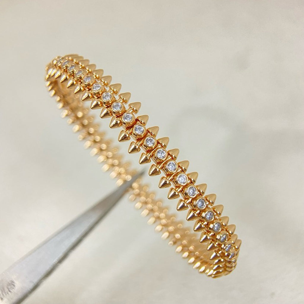 [⭐Mirelle]CLASH  BRACELET 8MM DIAMONDS