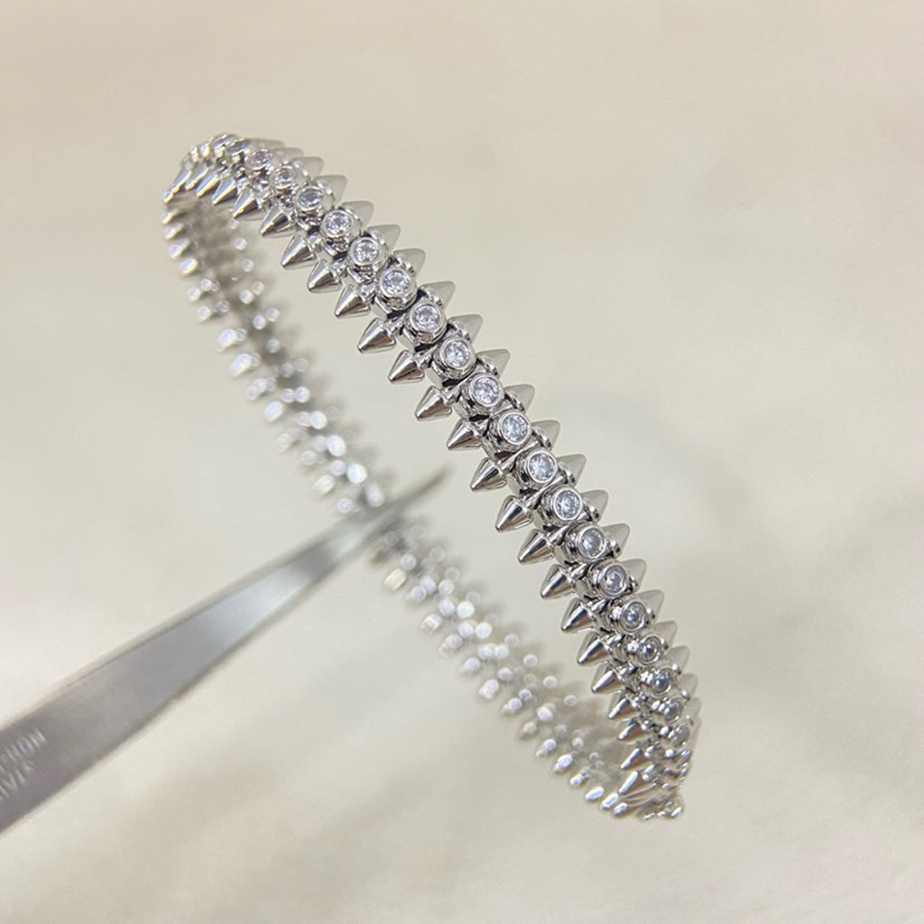 [⭐Mirelle]CLASH  BRACELET 8MM DIAMONDS