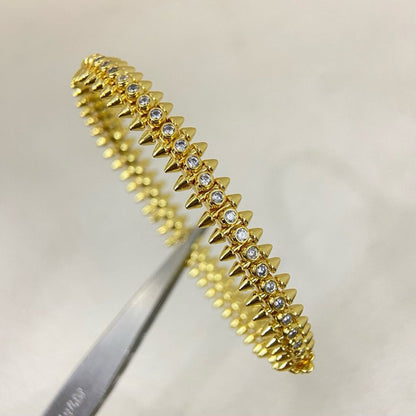 [⭐Mirelle]CLASH  BRACELET 8MM DIAMONDS
