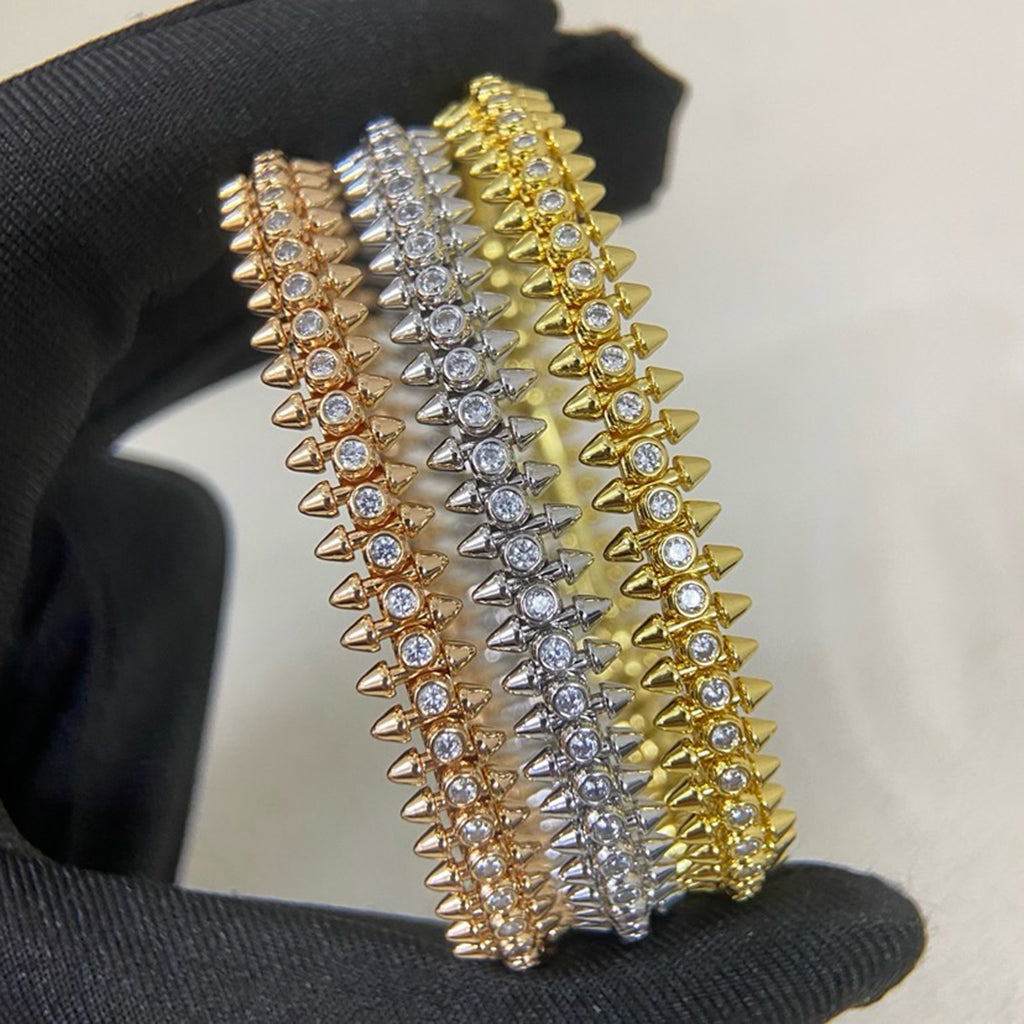 [⭐Mirelle]CLASH  BRACELET 8MM DIAMONDS