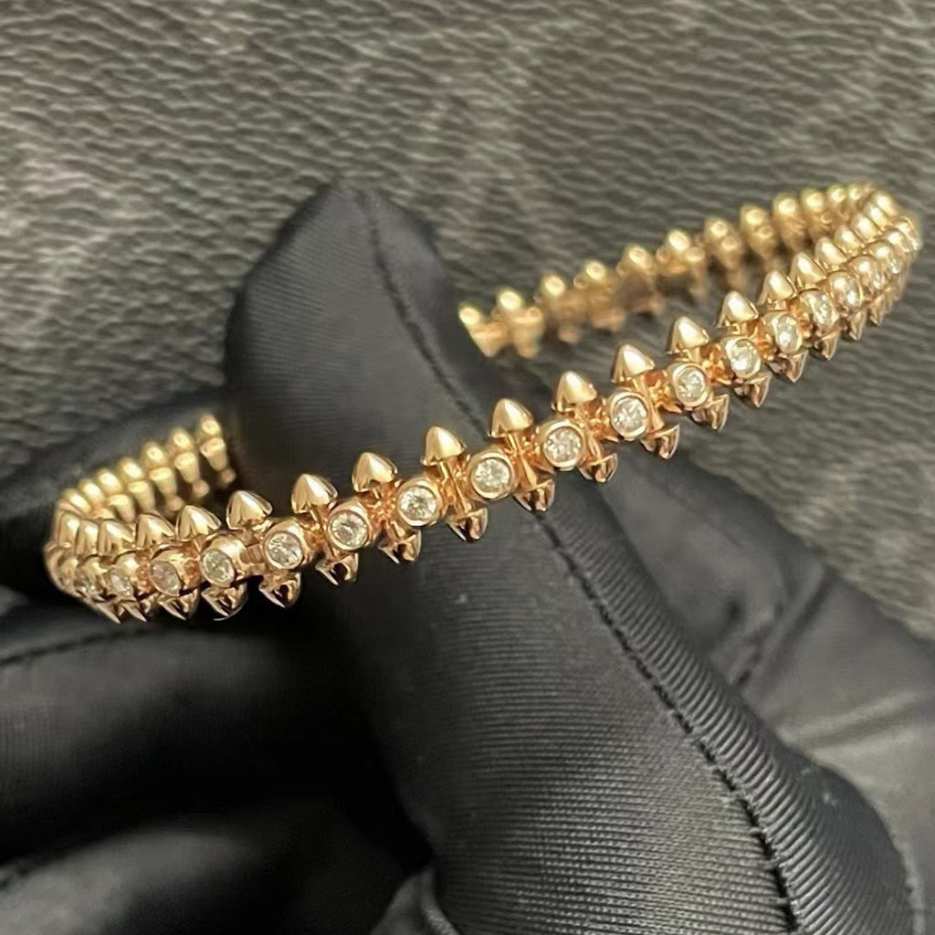[⭐Mirelle]CLASH  BRACELET 8MM DIAMONDS