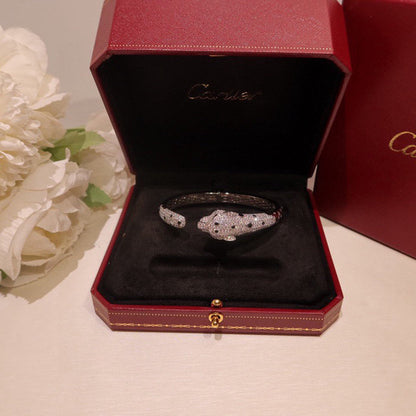 [⭐Mirelle]PANTHERE BIG BRACELET DIAMONDS