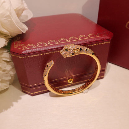 [⭐Mirelle]PANTHERE BIG BRACELET DIAMONDS