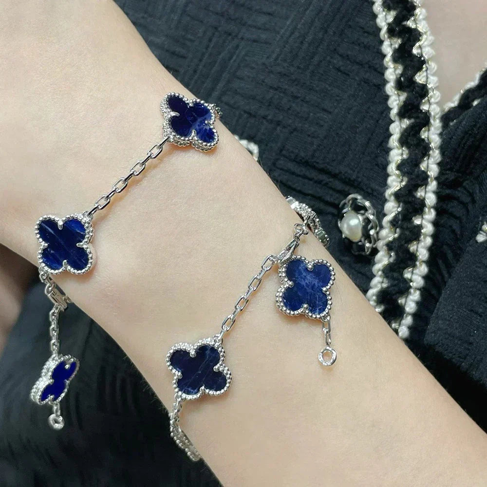 [⭐Mirelle]CLOVER 5 MOTIF PIETERSITE BRACELET COLLECTION