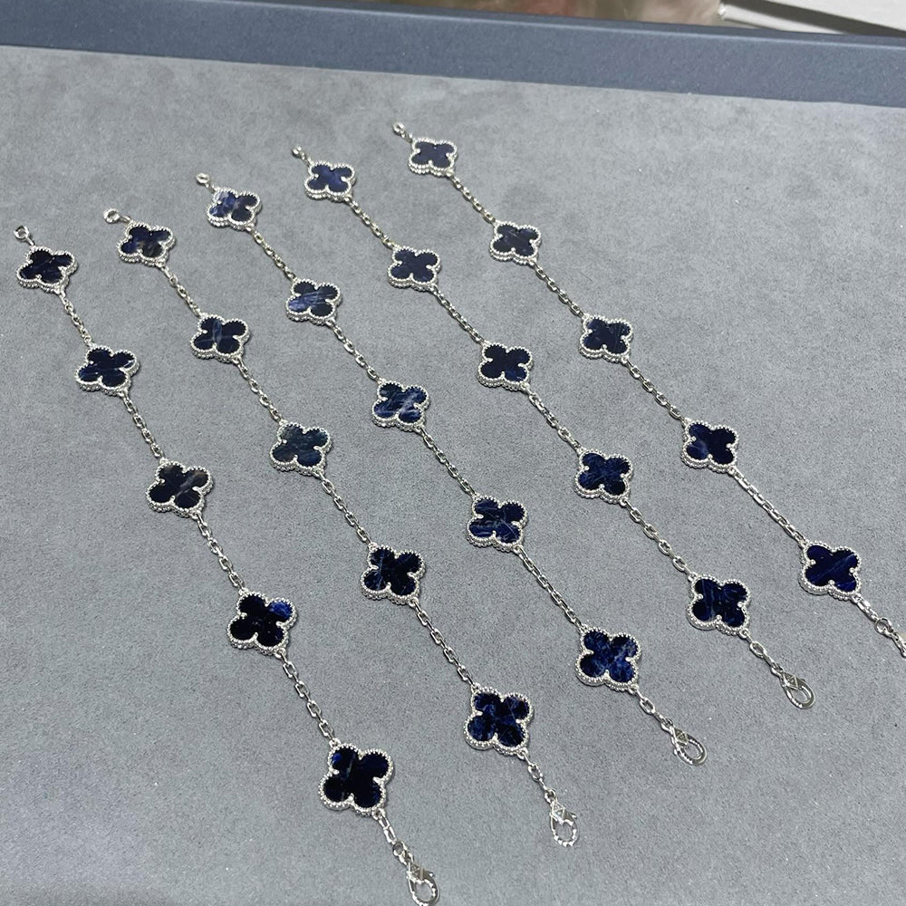 [⭐Mirelle]CLOVER 5 MOTIF PIETERSITE BRACELET COLLECTION