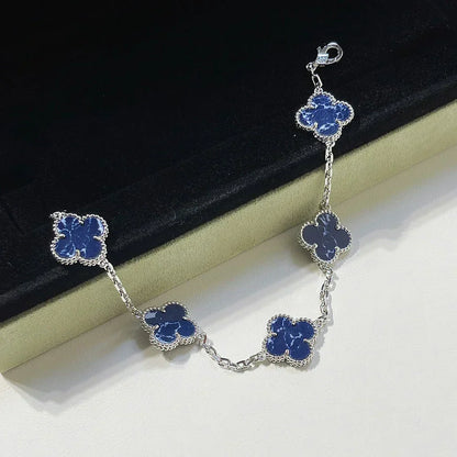 [⭐Mirelle]CLOVER 5 MOTIF PIETERSITE BRACELET COLLECTION