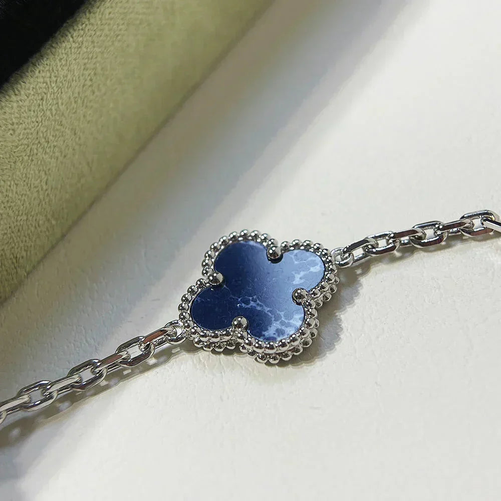 [⭐Mirelle]CLOVER 5 MOTIF PIETERSITE BRACELET COLLECTION
