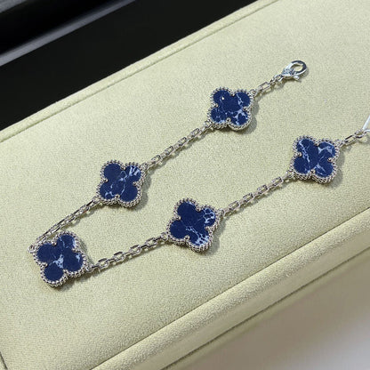 [⭐Mirelle]CLOVER 5 MOTIF PIETERSITE BRACELET COLLECTION
