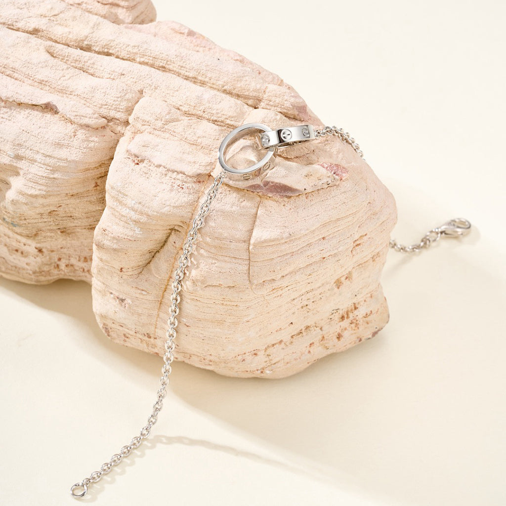 [⭐Mirelle]LOVE BRACELET DOUBLE RING