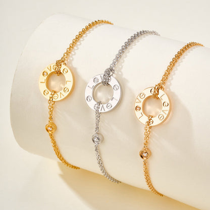 [⭐Mirelle]LOVE BRACELET 2 DIAMOND