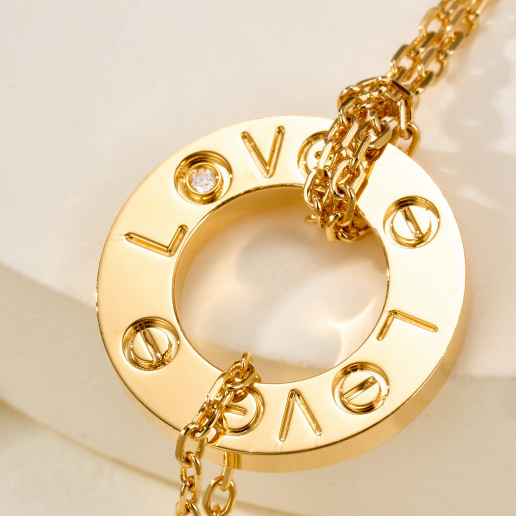[⭐Mirelle]LOVE BRACELET 2 DIAMOND