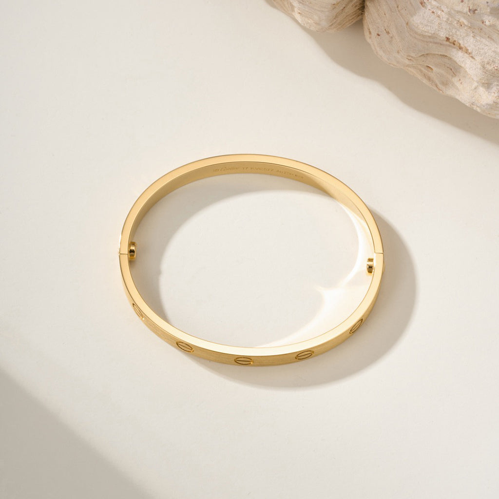 [⭐Mirelle]LOVE BRACELET 6.1MM BRUSHED