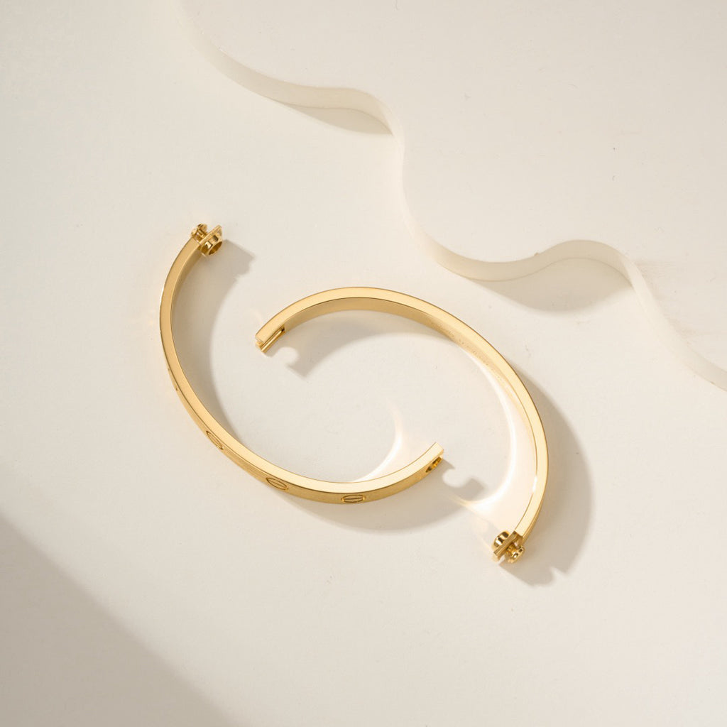 [⭐Mirelle]LOVE BRACELET 6.1MM BRUSHED